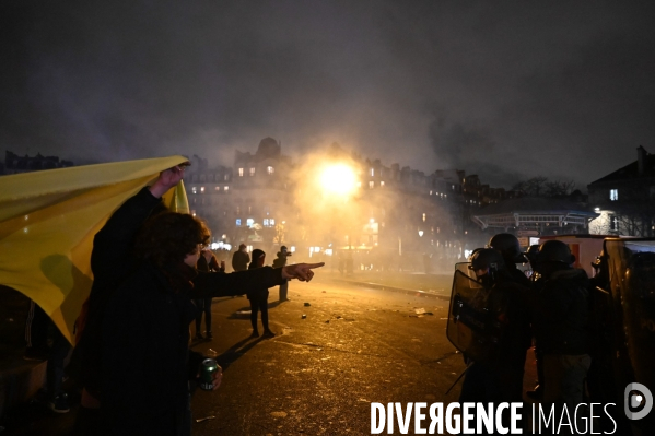 Manifestation contre la réforme des retraites.