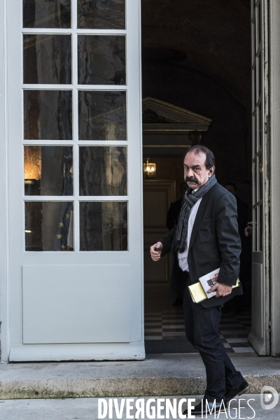 Edouard Philippe reçoit les partenaires sociaux