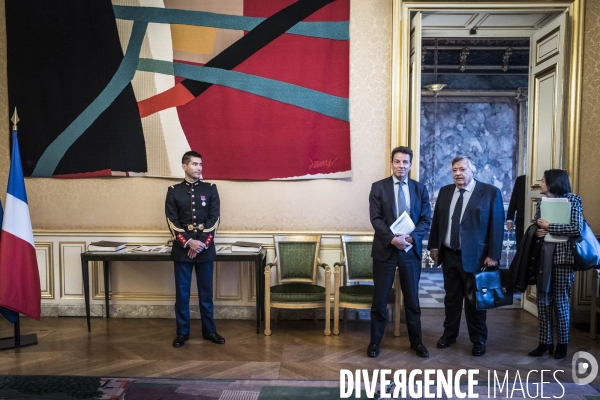 Edouard Philippe reçoit les partenaires sociaux