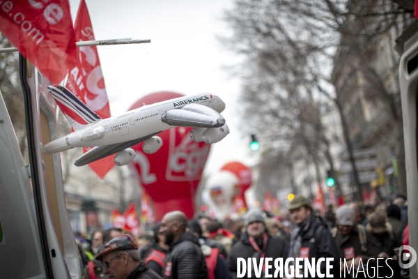 Manifestation contre la réforme des retraites du 5 decembre 2019