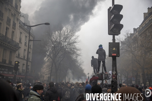 Manifestation contre la réforme des retraites du 5 decembre 2019