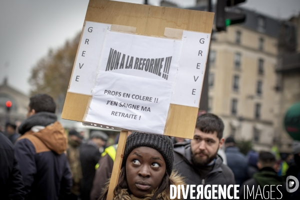 Manifestation contre la réforme des retraites du 5 decembre 2019