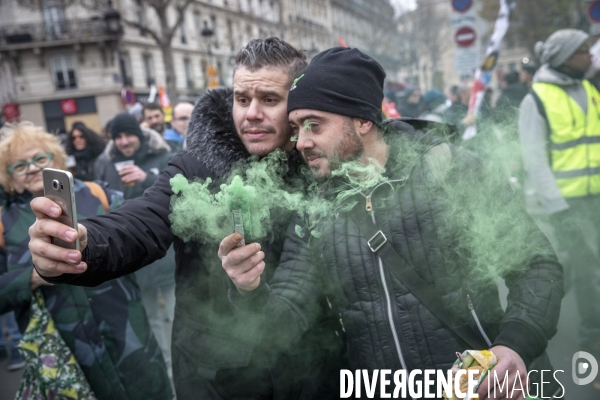 Manifestation contre la réforme des retraites du 5 decembre 2019