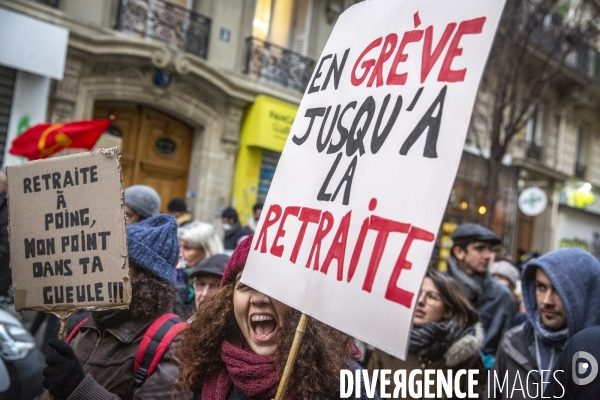 Manifestation contre la réforme des retraites du 5 decembre 2019