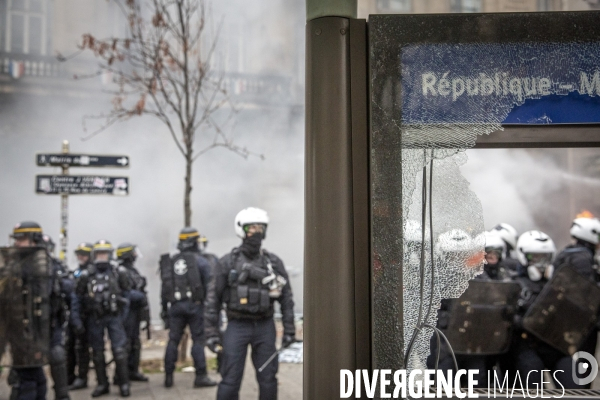 Manifestation contre la réforme des retraites du 5 decembre 2019