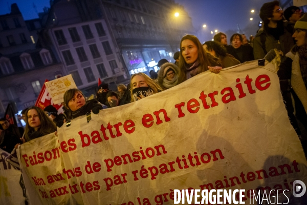 Manifestation contre la réforme des retraites du 5 decembre 2019