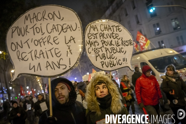 Manifestation contre la réforme des retraites du 5 decembre 2019