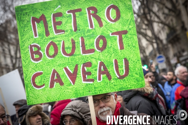 Manifestation contre la réforme des retraites du 5 decembre 2019