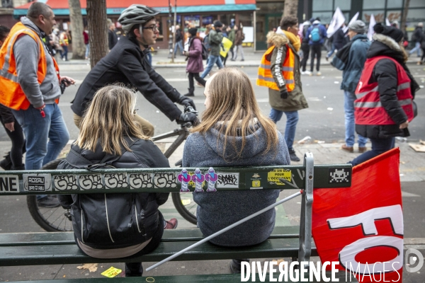 Manifestation contre la réforme des retraites du 5 decembre 2019