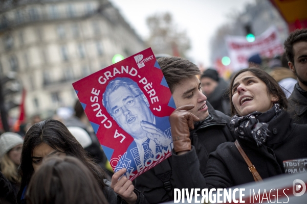 Manifestation contre la réforme des retraites du 5 decembre 2019