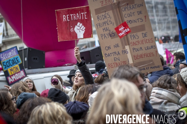 Manifestation contre la réforme des retraites du 5 decembre 2019