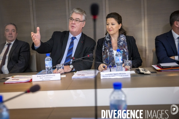 Jean-Paul Delevoye présente les conclusions de sa concertation sur la reforme des retraites