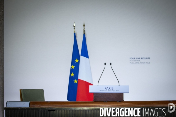 Edouard Philippe dévoile la réforme des retraites devant le CESE
