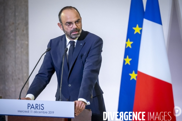 Edouard Philippe dévoile la réforme des retraites devant le CESE