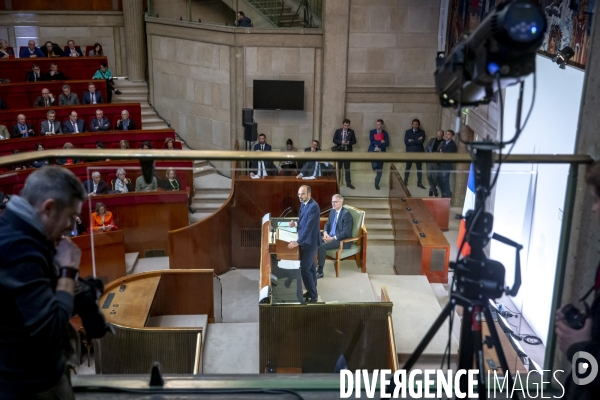 Edouard Philippe dévoile la réforme des retraites devant le CESE