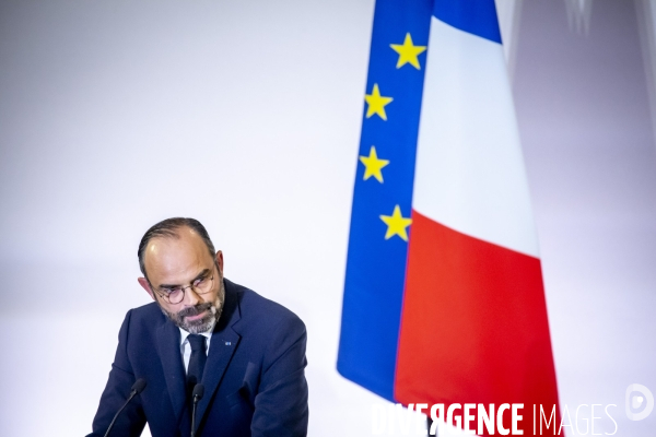 Edouard Philippe dévoile la réforme des retraites devant le CESE