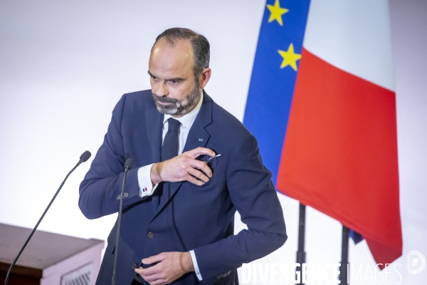 Edouard Philippe dévoile la réforme des retraites devant le CESE