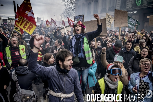 17.12.2019 : Manifestation contre la réforme de retraites.