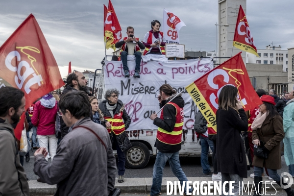 17.12.2019 : Manifestation contre la réforme de retraites.