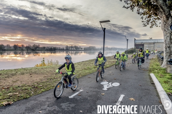 Vélobus à Mâcon.