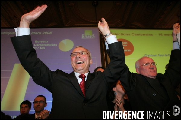 Daniel delaveau remporte les elections municipales a rennes .