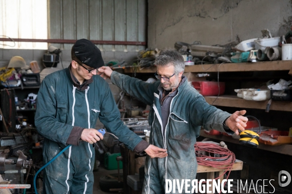 Elevage de porcs rustiques en agriculture bio en Lorraine