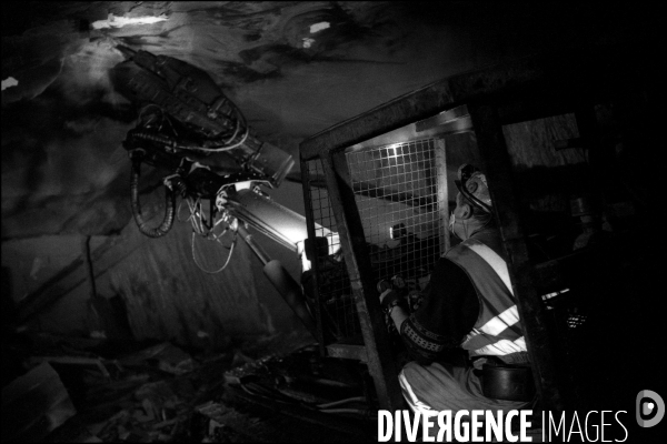 Mines d ardoise de Trélazé, Maine-et-Loire, septembre 2006.