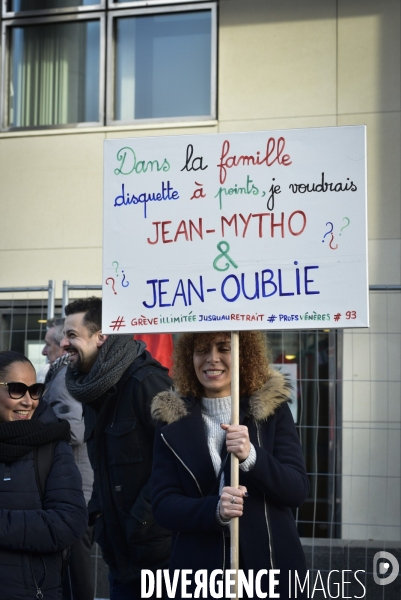 Manifestation contre la réforme des retraites du 4 janvier 2020, à Paris. National strike of 4 janvier 2020 in Paris.