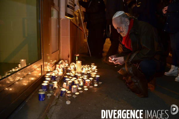 Rassemblement pour réclamer   justice pour Sarah Halimi  , à Paris. Rally to demand  justice for Sarah Halimi 