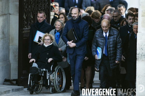 1er conseil des ministres de l année 2020.