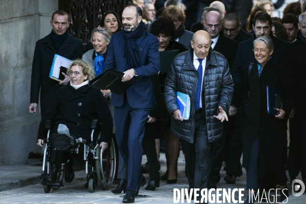 1er conseil des ministres de l année 2020.