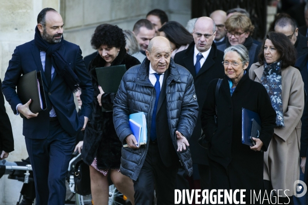 1er conseil des ministres de l année 2020.