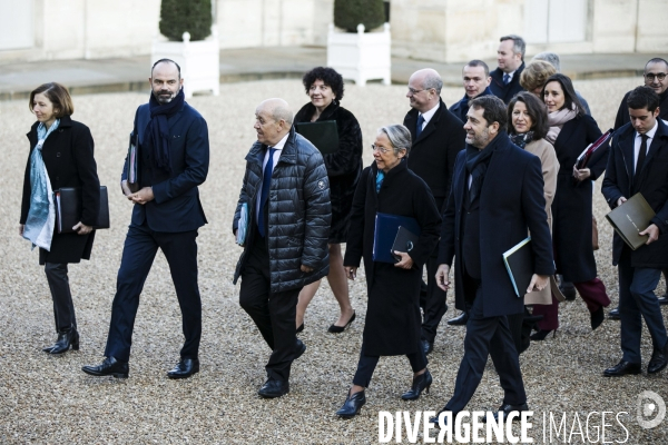1er conseil des ministres de l année 2020.