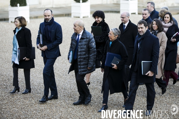 1er conseil des ministres de l année 2020.