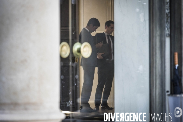 Voeux du gouvernement à Emmanuel Macron.