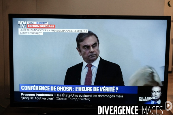 Carlos ghosn - conference de presse