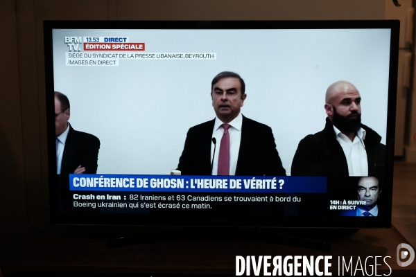 Carlos ghosn - conference de presse