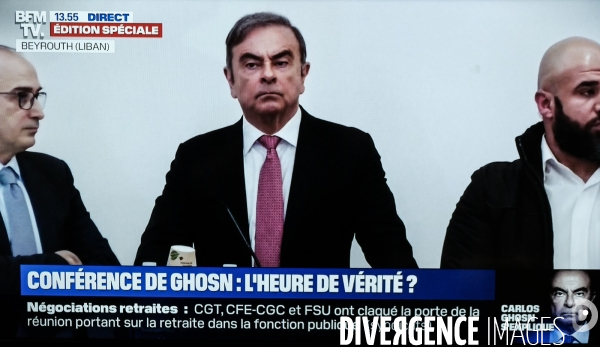 Carlos ghosn - conference de presse