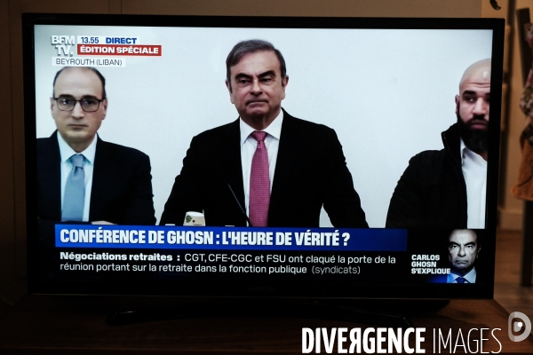 Carlos ghosn - conference de presse