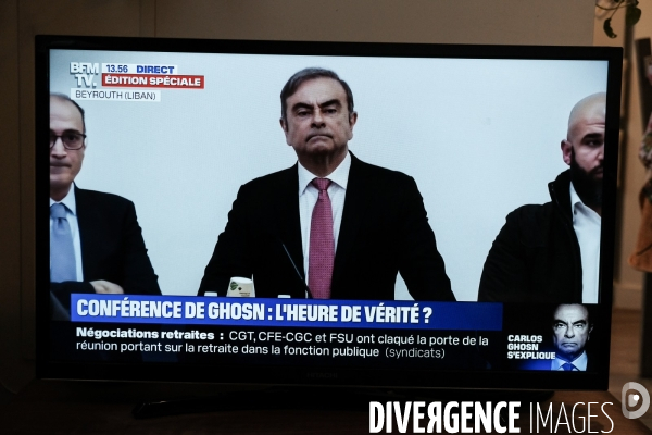 Carlos ghosn - conference de presse