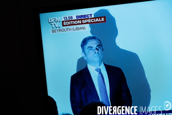 Carlos ghosn - conference de presse