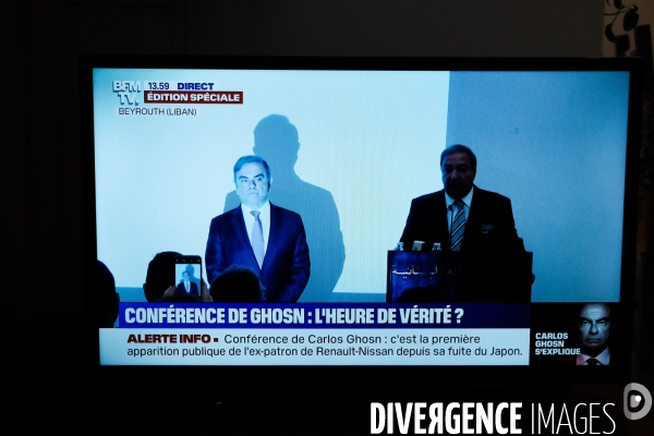 Carlos ghosn - conference de presse