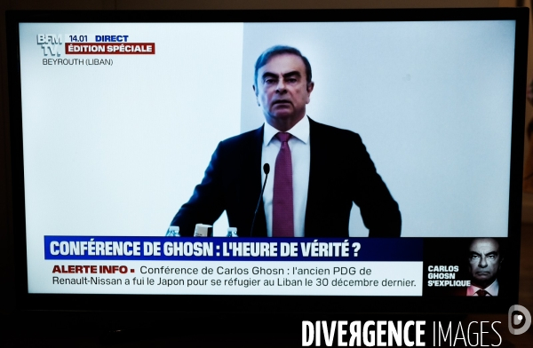 Carlos ghosn - conference de presse