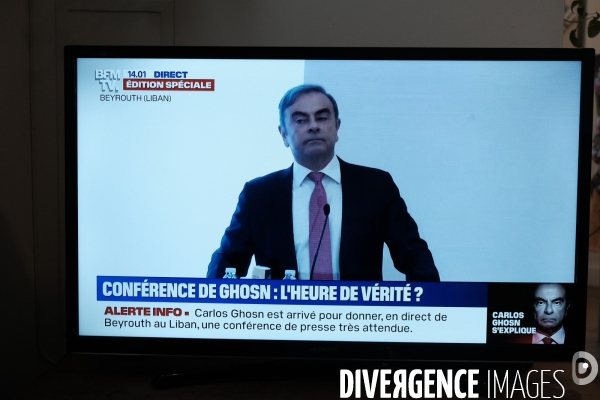 Carlos ghosn - conference de presse