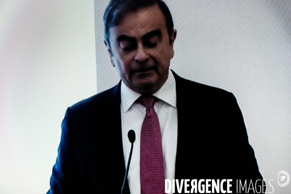 Carlos ghosn - conference de presse