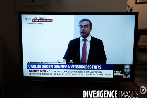 Carlos ghosn - conference de presse