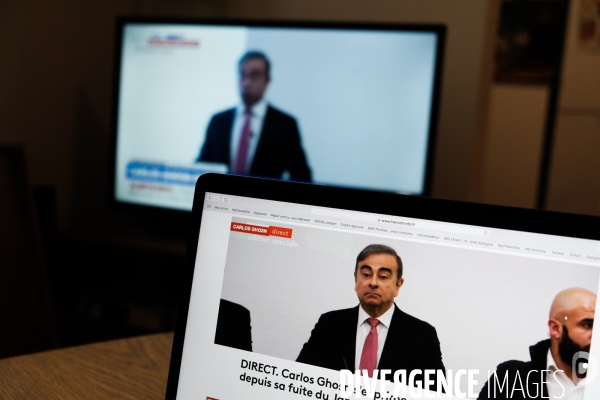 Carlos ghosn - conference de presse