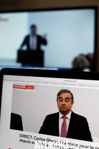 Carlos ghosn - conference de presse