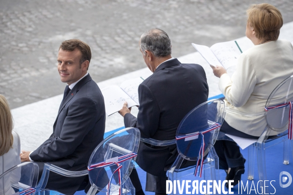 14 juillet 2019 : cérémonie et défilé sur les Champs-Elysees