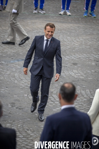 14 juillet 2019 : cérémonie et défilé sur les Champs-Elysees